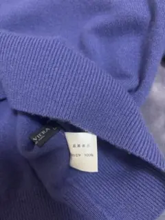 カシミアハイネックセーターL日本製