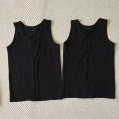 エアリズムコットンブレンド　タンクトップ　120 2枚