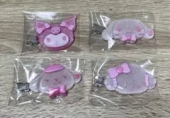 サンリオ シークレット ヘアクリップ 前髪ピン 桜 さくら 4点セット
