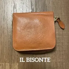 IL BISONTE／二つ折り財布／イルビゾンテ／ヌメ革／訳アリ