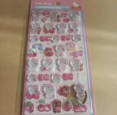 キティちゃん ボンボンドロップシール 3Dシール