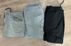 ボトムス3点セット　ユニクロ　GU