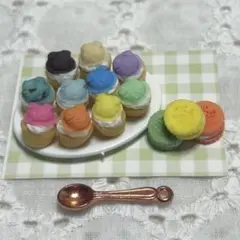 ♡ミニチュアカラフルスイーツセットNo.109