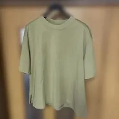 UNIQLO エアリズムコットンTシャツ グリーン　XXL
