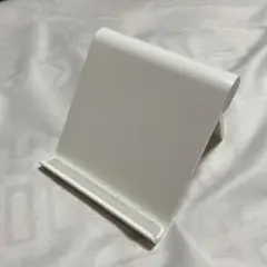 ホワイト折りたたみ式タブレットスタンド ワイド