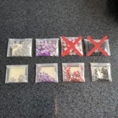 【フォロー割5%オフ❗️6種類まとめ売り】ラインストーン　6ミリ　3ミリ