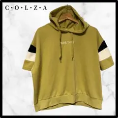 【フォロー割あり‼️】C・O・L・Z・A 半袖パーカー　フード付き　 L コルザ