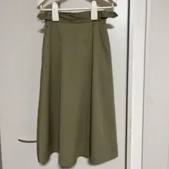 【美品】AG by aqagirl カーキロング スカートのサムネイル