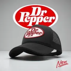 Dr Pepper ドクターぺッパー トラッカーキャップ ブラック　新品