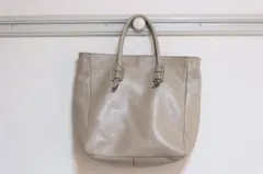 レザー トートバッグ ベージュのサムネイル