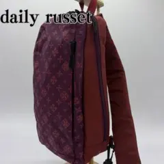 未使用級✨　daily russet ボディバッグ　レッド　パープル