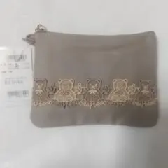 近沢レース店　ポケットティッシュポーチ　クマ　 新品