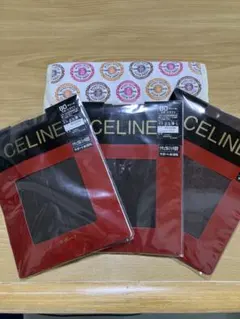 CELINE 80デニール サポートタイツ M-L 3足セット　セリーヌのサムネイル
