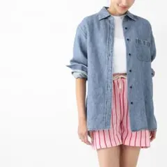 THE ROWリネンデニムシャツ NESSON SHIRTのサムネイル