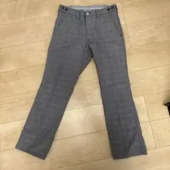 EDWIN GOLF PRESTIGE　ゴルフ　チェックストレッチパンツ　S