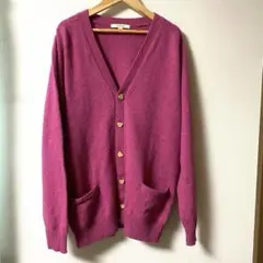 【UNIQLO】ラムウールカーディガン【ピンク】