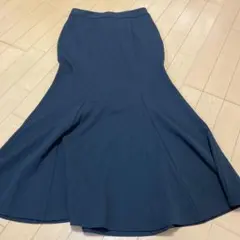 GU 黒フレアスカート L
