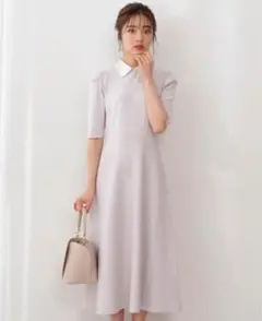 襟付きワンピース
