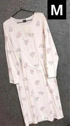 新品未使用　ルームワンピース　Disneyダンボ　長袖ロングワンピース　パジャマ