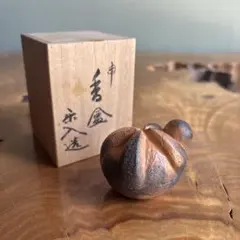 稲植蒔絵 砧香合 廣造 共箱 - メルカリ