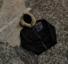 ファーパーカー ファージャケット グランジ y2k ストリート ファー fur