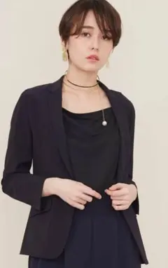 値下げ！STUDIOUS ネイビー テーラードジャケット サイズ1