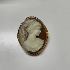 カメオ ペンダント　ヴィンテージ　遺品整理　昭和レトロ　アンティーク調