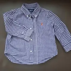 Ralph Lauren チェック長袖シャツ 24M(90サイズ)