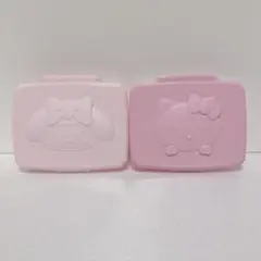 セリア　サンリオ　小物ケース　マイメロ　キティ　2点セット