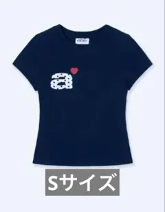 【新品未使用】aeaeネイビー 半袖Tシャツ サイズS韓国