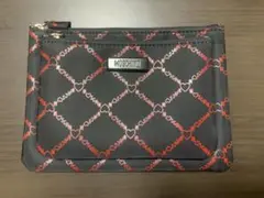 MOSCHINO ハート柄ポーチ ブラック/レッドのサムネイル