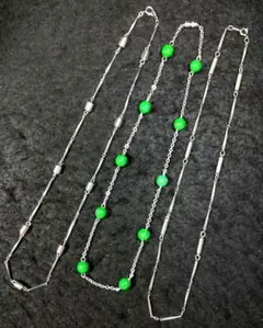 オシャレなデザイン 磁気ネックレス ３点まとめ売り #1581-94