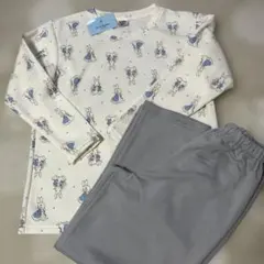 ピーターラビット　裏起毛　長袖　パジャマ　M 新品　上下セット