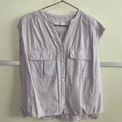 SLOBE ラベンダー　ノースリーブシャツ