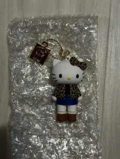 ハローキティ展　シークレットマスコットチャームA ヒョウ柄