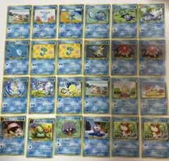ポケモンカード 旧裏 水ポケモン　まとめ売り