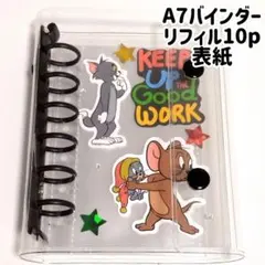 A7 バインダー クリア シール帳 リフィル 平成レトロ 黒 132