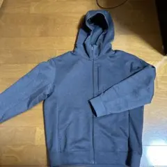 UNIQLO グレー フルジップ フード付きパーカー