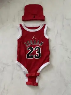Jordan 23番ロンパース・帽子付き