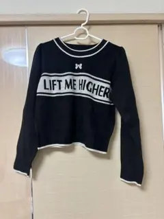 ロゴ ニット トップス