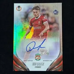 Ben Doak ベン・ドー Topps UEFA RC Auto サイン 直筆