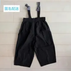 Seraph オーバーオール 黒 リボン付き　110サイズ