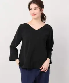 ●SIMPLICTE●とろみブラウス●ブラック●