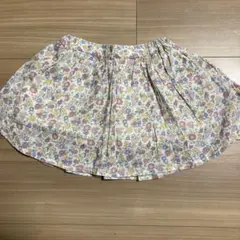 スカート　花柄フレアスカートプティマイン　80