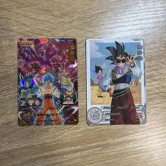 ドラゴンボールカード　孫悟空　2枚セット スーパードラゴンボールヒーローズ 孫悟空 UGM2-SEC2 - メルカリ