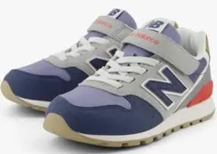 未使用⭐︎New Balance 996 スニーカー ネイビー オレンジ 20cm - メルカリ