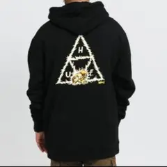 【M】HUF ハフ 裏起毛パーカー ストリートファイター コラボ BLANKのサムネイル