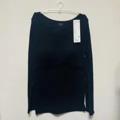 【新品未使用】UNIQLO ヒートテック 極暖 ブラTシャツ 黒 長袖 XXL