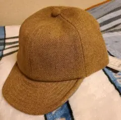 【新品 未使用】tomcap ベースボールキャップ ウール ベージュ コメリナ