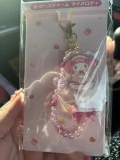 サンリオくじ　　マイメロディ キーホルダー ピンク